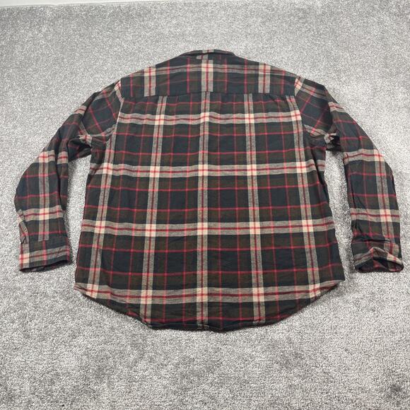 Pendleton Flannel Shirt Mens Extra Large Mason Cotton Button Down Outdoors Brown - Picture 6 of 11